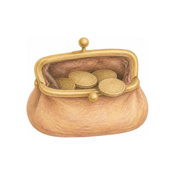 Ilustrație desenată de mână pentru întrebarea din Felul de a cheltui