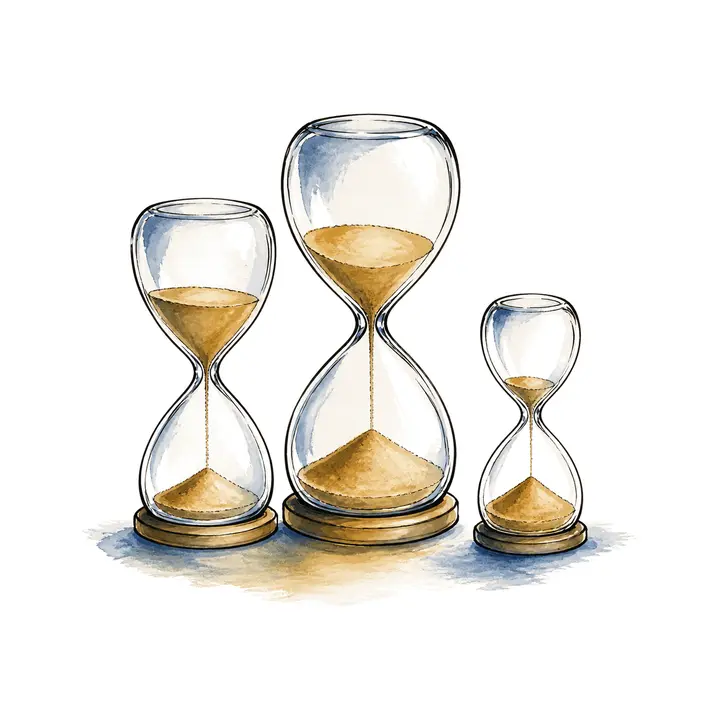 Håndtegnet illustration til et Forventning-spørgsmål