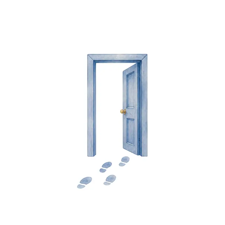 Ilustração desenhada à mão da pergunta de Inusitado